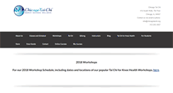 Desktop Screenshot of chicagotaichi.org