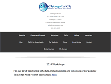 Tablet Screenshot of chicagotaichi.org